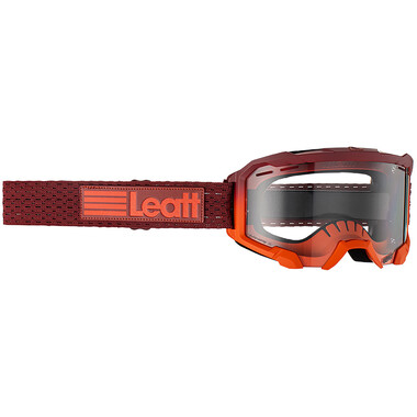 LEATT VELOCITY MTB 4.0 Goggles Orange Transparent Lens 2023 0